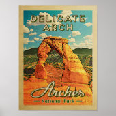 Nationaal park Arches - gespleten Arch Poster (Voorkant)