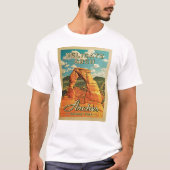 Nationaal park Arches -  gespleten Arch T-shirt (Voorkant)
