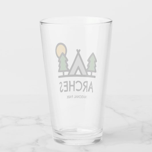 Nationaal park Arches Glas (Achterkant)