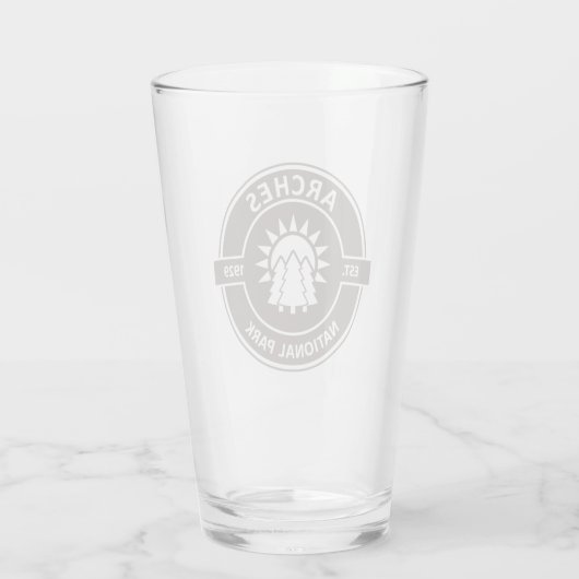 Nationaal park Arches Glas (Achterkant)