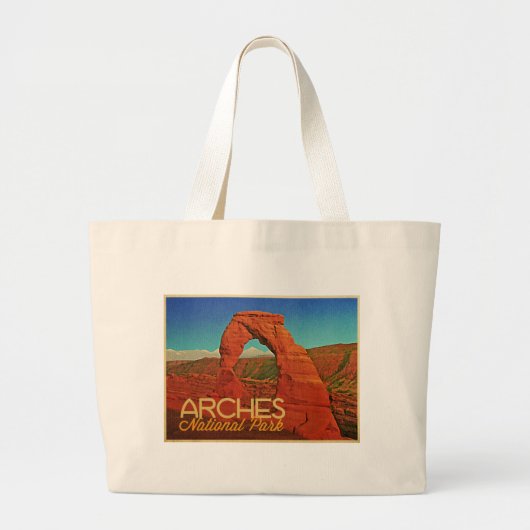 Nationaal park Arches Grote Tote Bag (Voorkant)