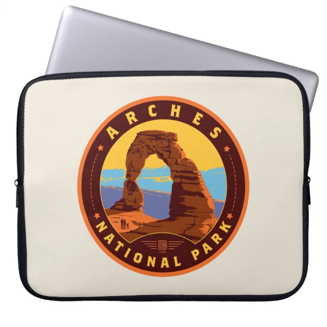 Nationaal park Arches Laptop Sleeve (Voorkant)