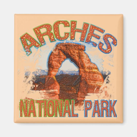 Nationaal park Arches Magneet (Voorkant)