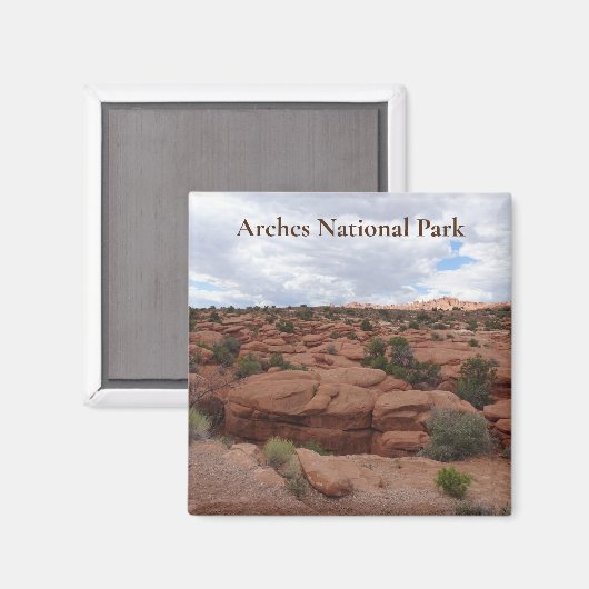 Nationaal park Arches Magneet (Voorkant / Achterkant)
