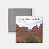 Nationaal park Arches Magneet (Voorkant / Achterkant)