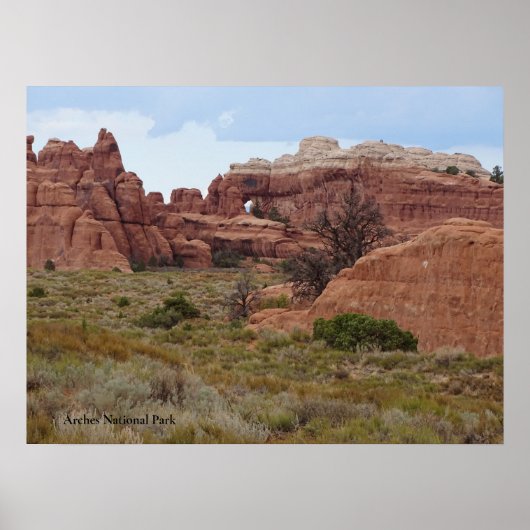 Nationaal park Arches, Moab, Utah Poster (Voorkant)