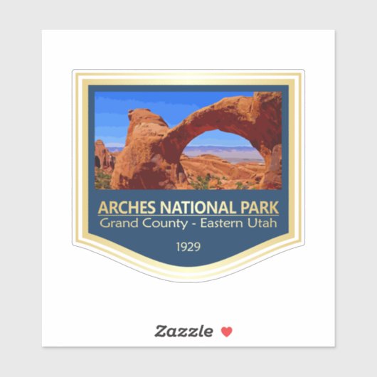 Nationaal park Arches (PF2) Sticker (Vel)