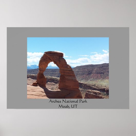 Nationaal park Arches Poster (Voorkant)