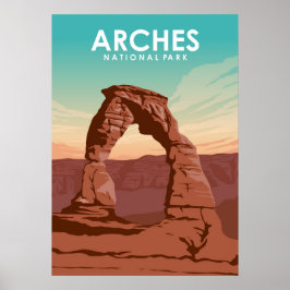Nationaal park Arches Poster