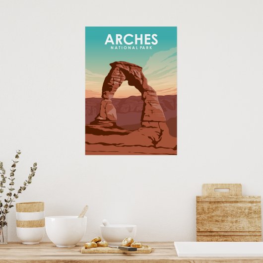 Nationaal park Arches Poster (Keuken)