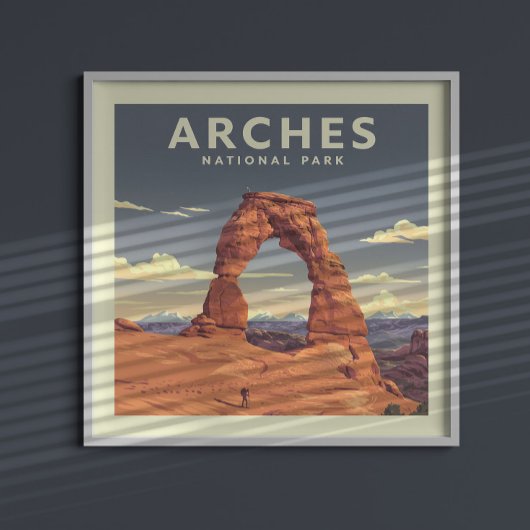 Nationaal park Arches Poster
