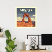 Nationaal park Arches Poster (Thuiskantoor)
