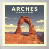 Nationaal park Arches Poster (Voorkant)