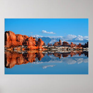 Nationaal park Arches Poster
