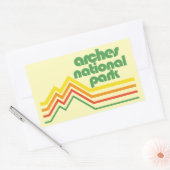 Nationaal park Arches Rechthoekige Sticker (Envelop)