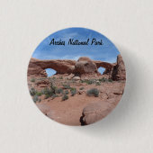 Nationaal park Arches Ronde Button 3,2 Cm (Voorkant)