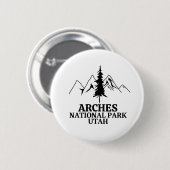 Nationaal park Arches Ronde Button 5,7 Cm (Voorkant /achterkant)