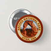 Nationaal park Arches Ronde Button 5,7 Cm (Voorkant /achterkant)