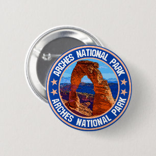 Nationaal park Arches Ronde Button 5,7 Cm