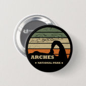 Nationaal park Arches Ronde Button 5,7 Cm (Voorkant /achterkant)