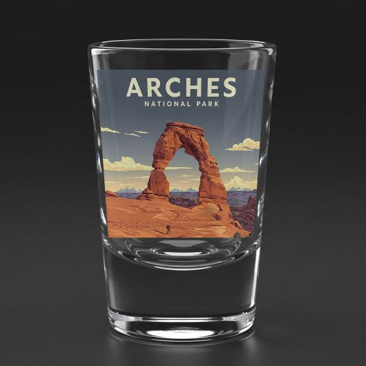 Nationaal park Arches Shot Glas
