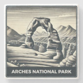 Nationaal park Arches Stenen Onderzetter (Voorkant)