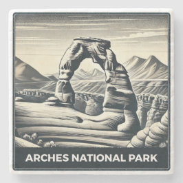 Nationaal park Arches Stenen Onderzetter