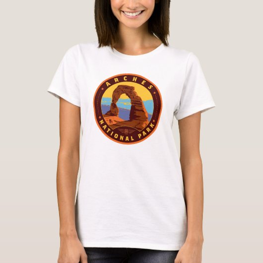 Nationaal park Arches T-shirt (Voorkant)