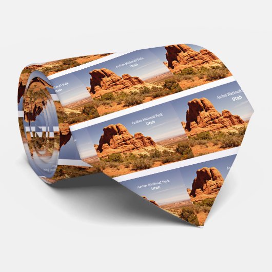 Nationaal park Arches, UT Stropdas (Opgerold)