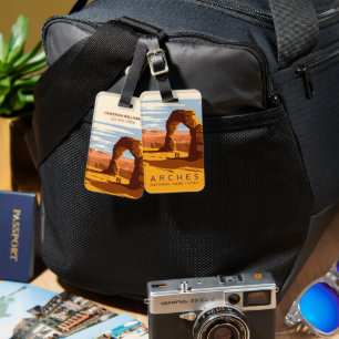 Nationaal park Arches Utah   Bagagelabel