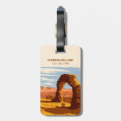 Nationaal park Arches Utah | Bagagelabel (Achterkant verticaal)