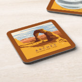 Nationaal park Arches Utah | Bier Onderzetter (Linkerzijde)