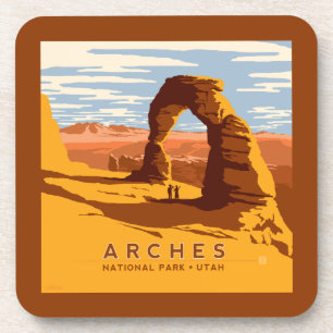 Nationaal park Arches Utah   Bier Onderzetter