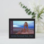 Nationaal park Arches, Utah Briefkaart (Staand voorkant)
