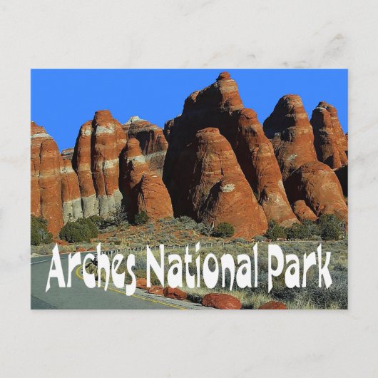 Nationaal park Arches, Utah Briefkaart (Voorkant)