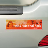 Nationaal park Arches, Utah Bumpersticker (Op auto)