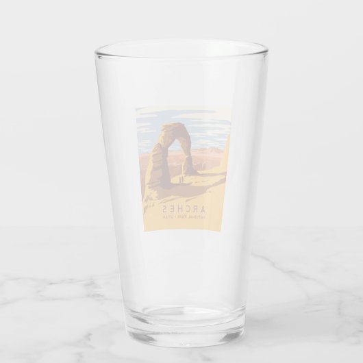 Nationaal park Arches Utah | Glas (Achterkant)