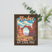 Nationaal park Arches Utah in nood Briefkaart (Staand voorkant)