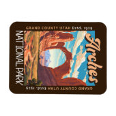 Nationaal park Arches Utah in nood Magneet (Horizontaal)