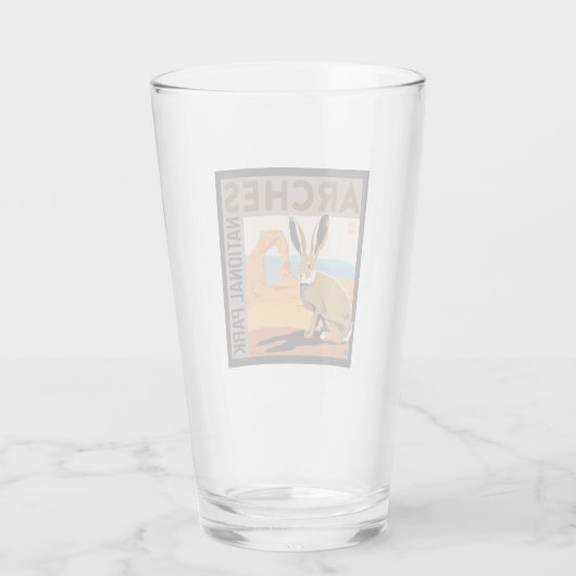 Nationaal park Arches, Utah | Jackrabbit Glas (Achterkant)