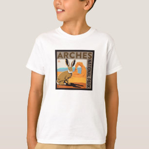 Nationaal park Arches, Utah   Jackrabbit T-shirt