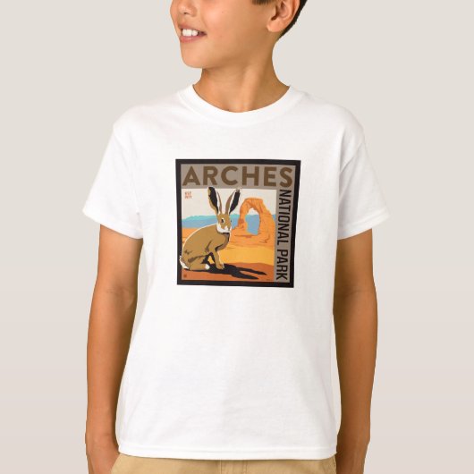 Nationaal park Arches, Utah | Jackrabbit T-shirt (Voorkant)