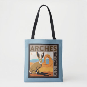 Nationaal park Arches, Utah Jackrabbit Tote Bag