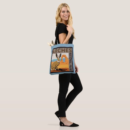 Nationaal park Arches, Utah | Jackrabbit Tote Bag (Op model)