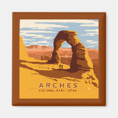 Nationaal park Arches Utah | Magneet (Voorkant)