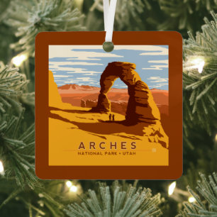 Nationaal park Arches Utah   Metalen Ornament