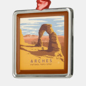 Nationaal park Arches Utah | Metalen Ornament (Links)