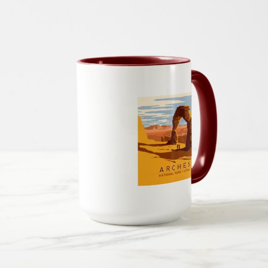 Nationaal park Arches Utah | Mok (Voorkant rechts)