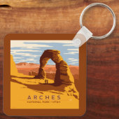 Nationaal park Arches Utah | Sleutelhanger (Achterkant)