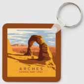 Nationaal park Arches Utah | Sleutelhanger (Achterkant)